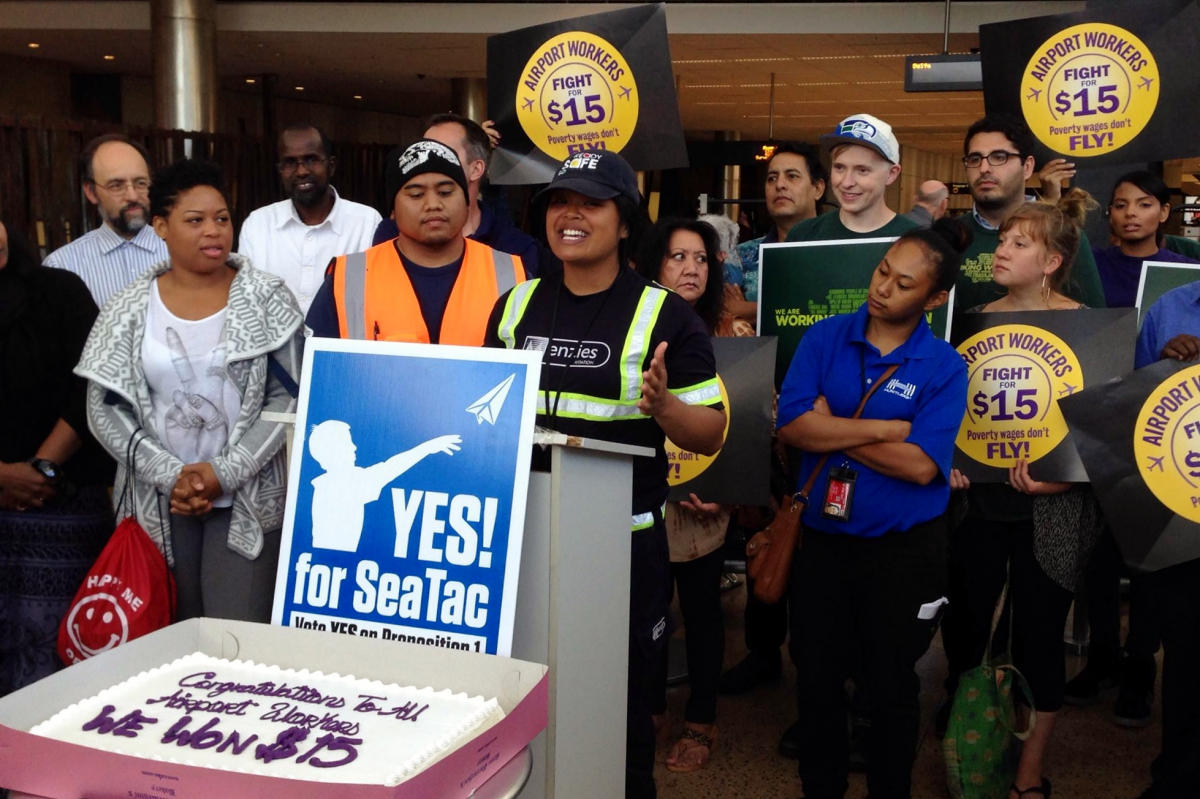 The $15 Minimum Wage at Seattle–Tacoma Airport Outpaced the Corporate Challenge | Labor Notes